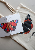 Mulepose og notesbog